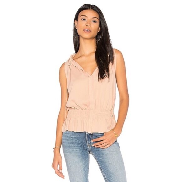 Theory Dezzie 100% silk Georgette Top size S - Picture 1 of 13